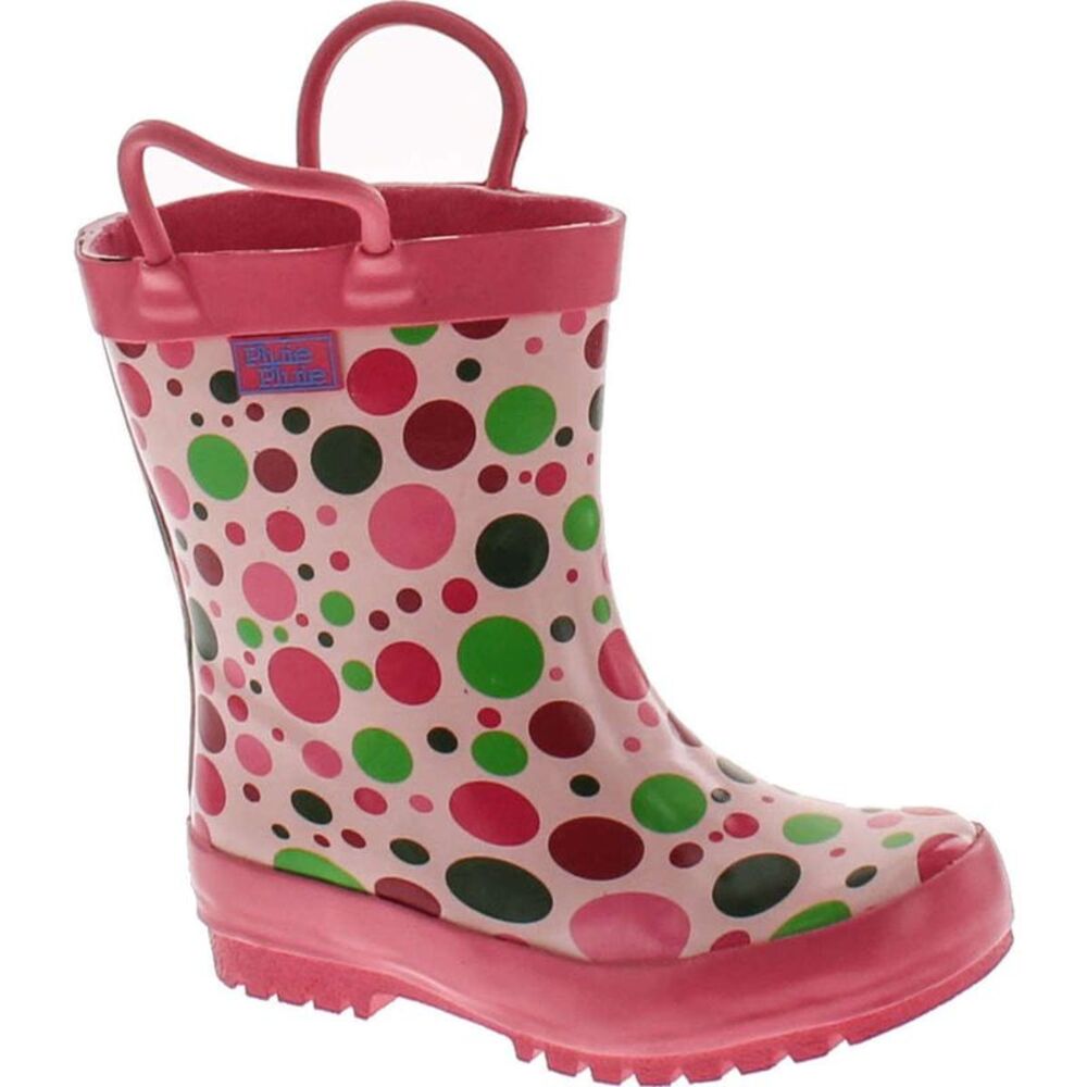 Pluie Pluie RB-CD Candy Dot ToddlerG boots 8 NEW